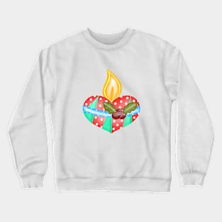 Cute christmas Candle Crewneck Sweatshirt